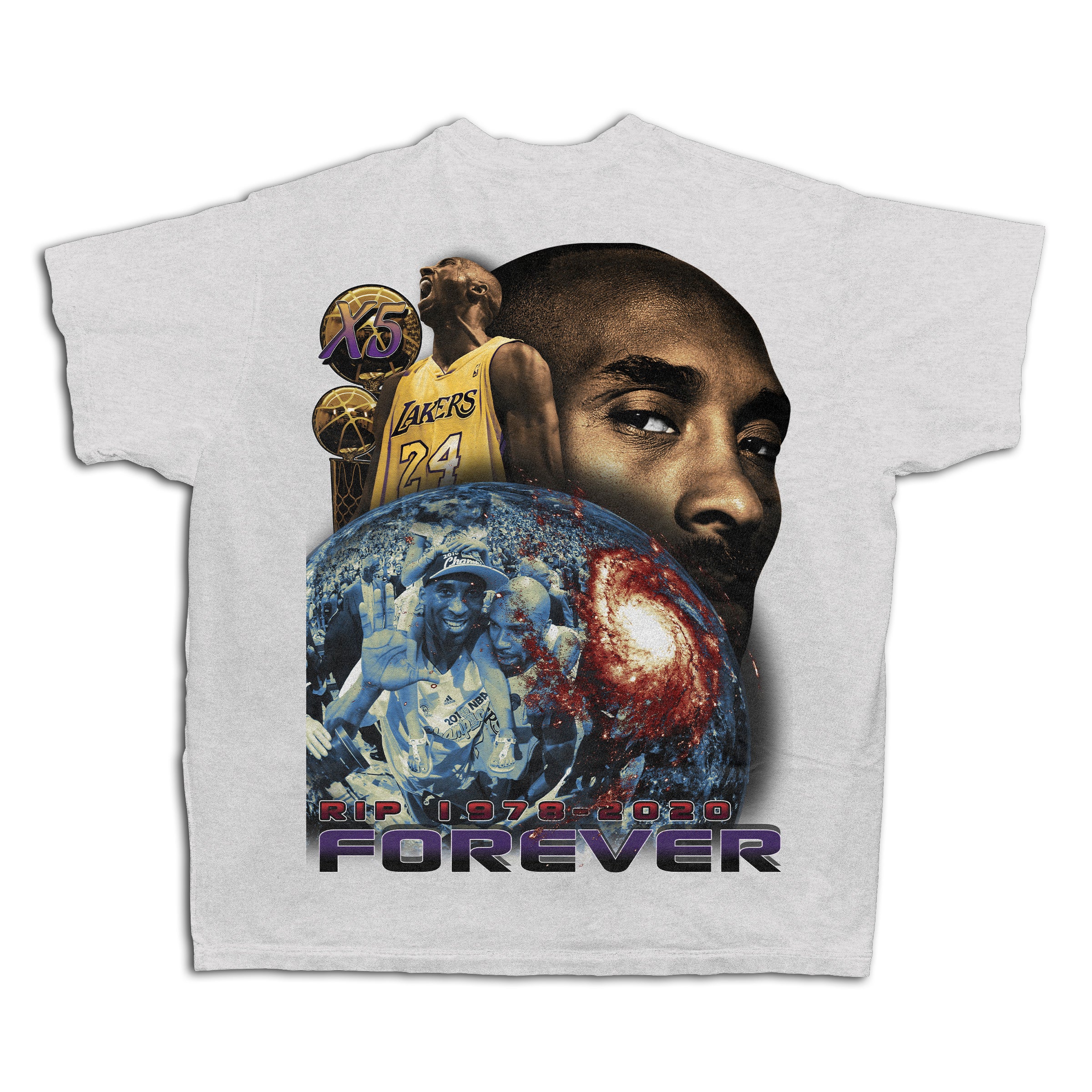 Black Mamba Double Printed T-Shirt - Retro Finest Tees