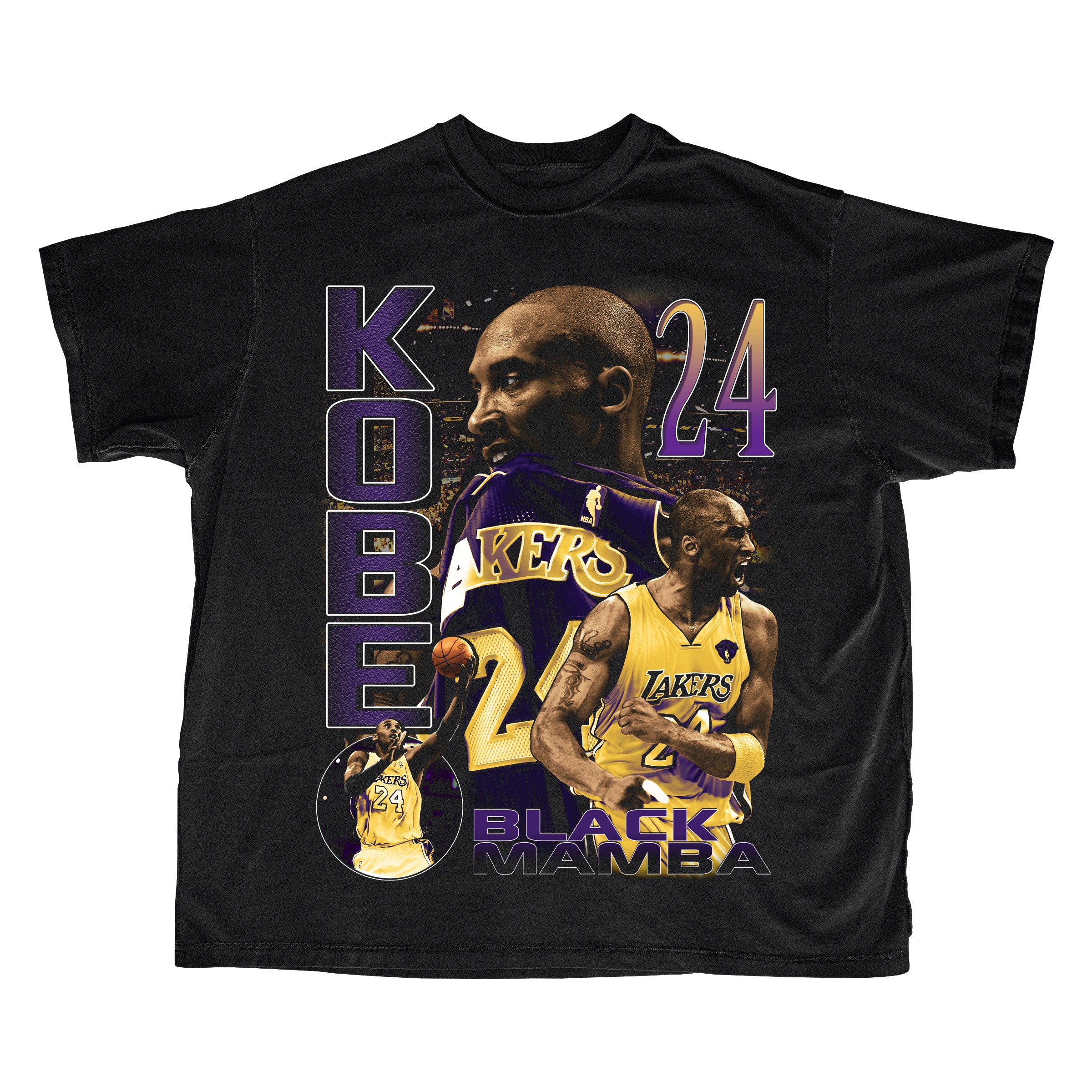 Black Mamba Double Printed T-Shirt - Retro Finest Tees