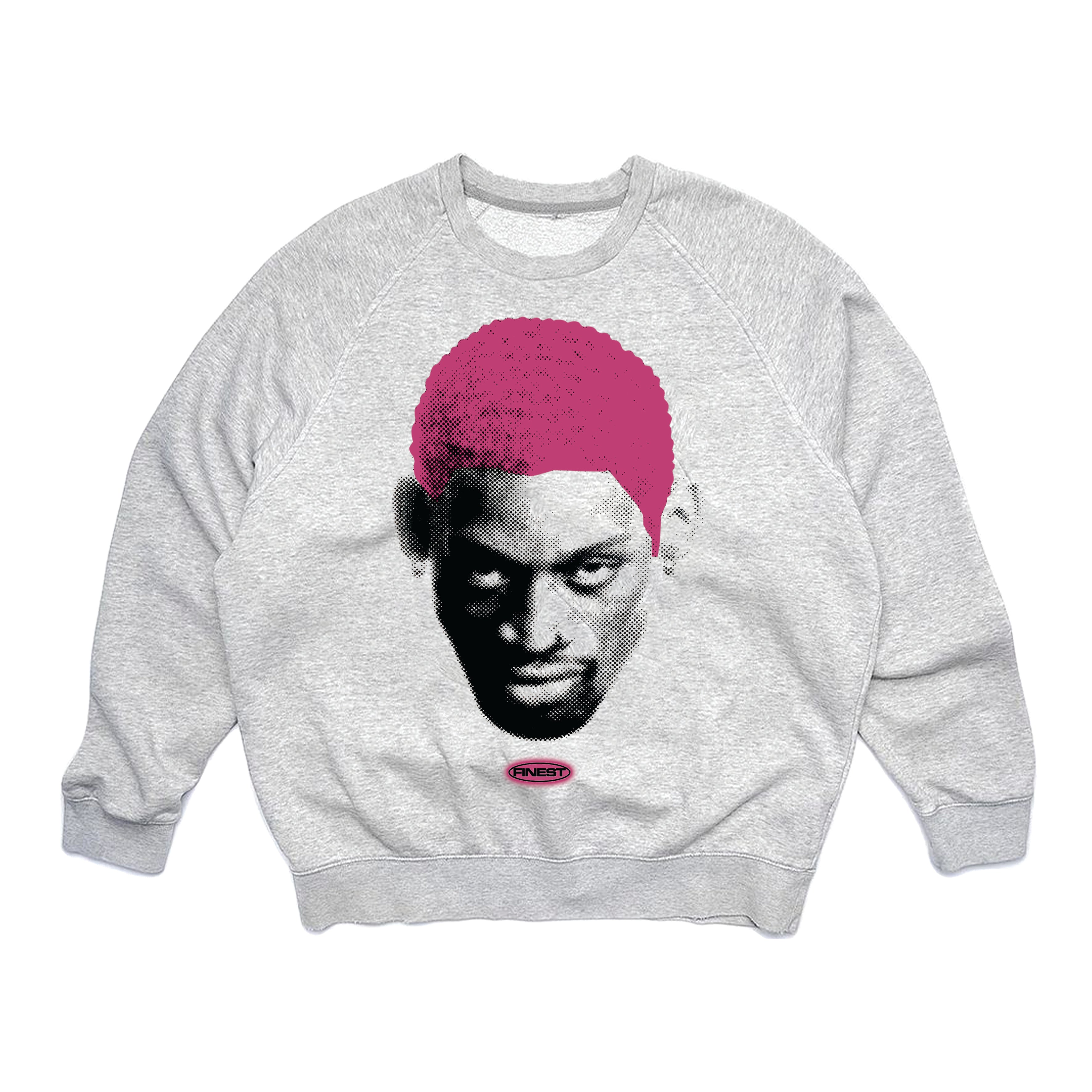 Rodman Halftone Crewneck - Retro Finest