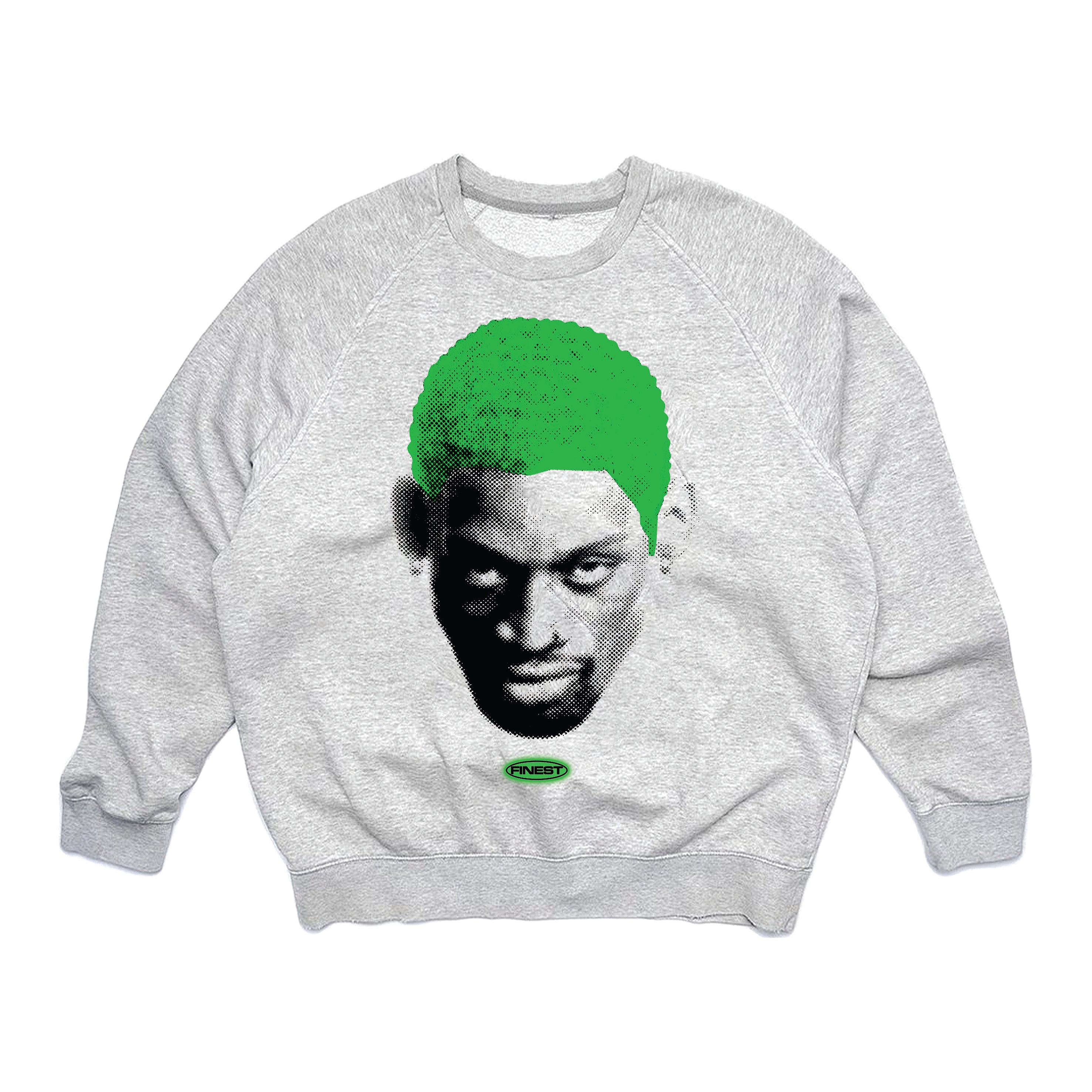 Rodman Halftone Crewneck - Retro Finest