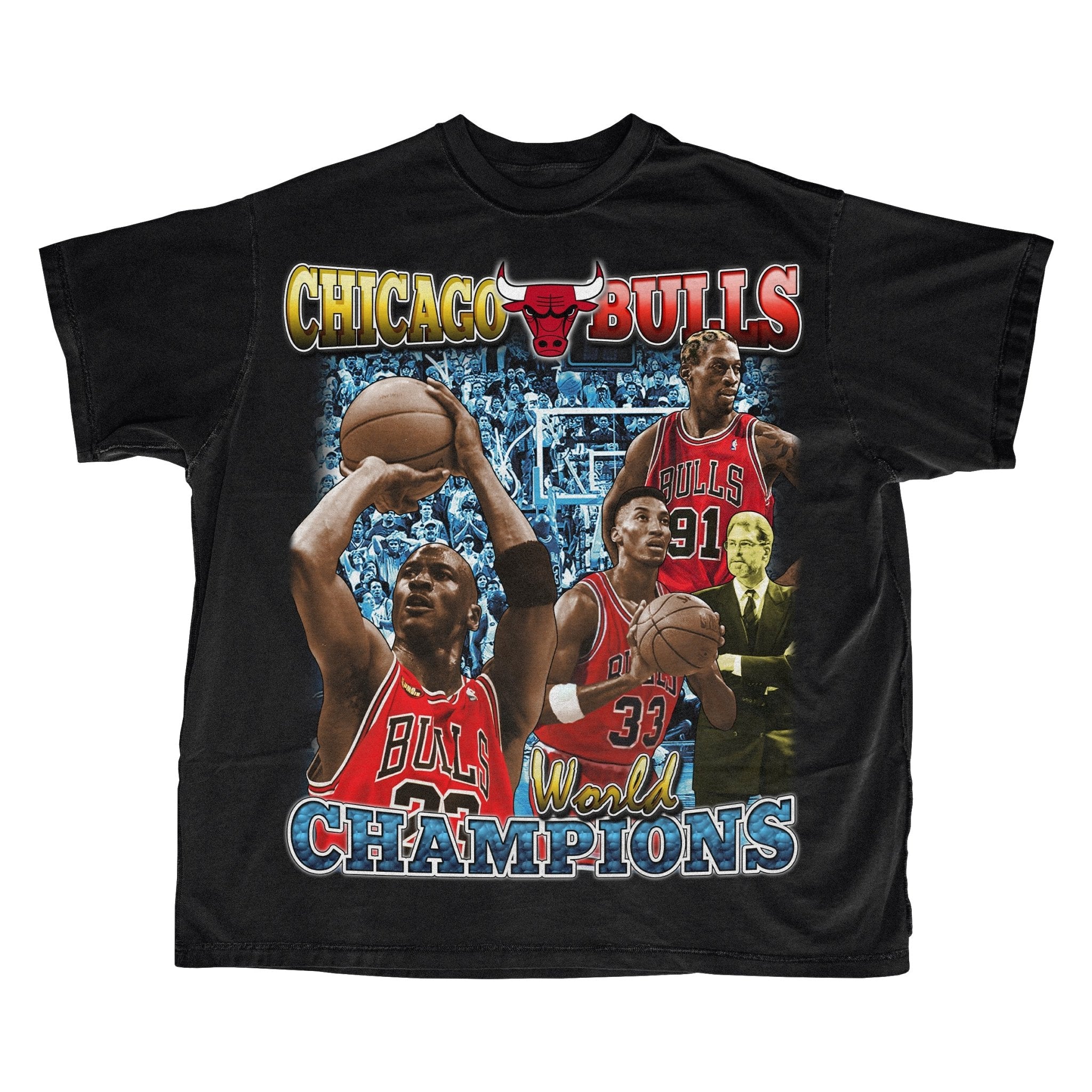 Chicago Bulls T-Shirt / Double Printed – Retro Finest