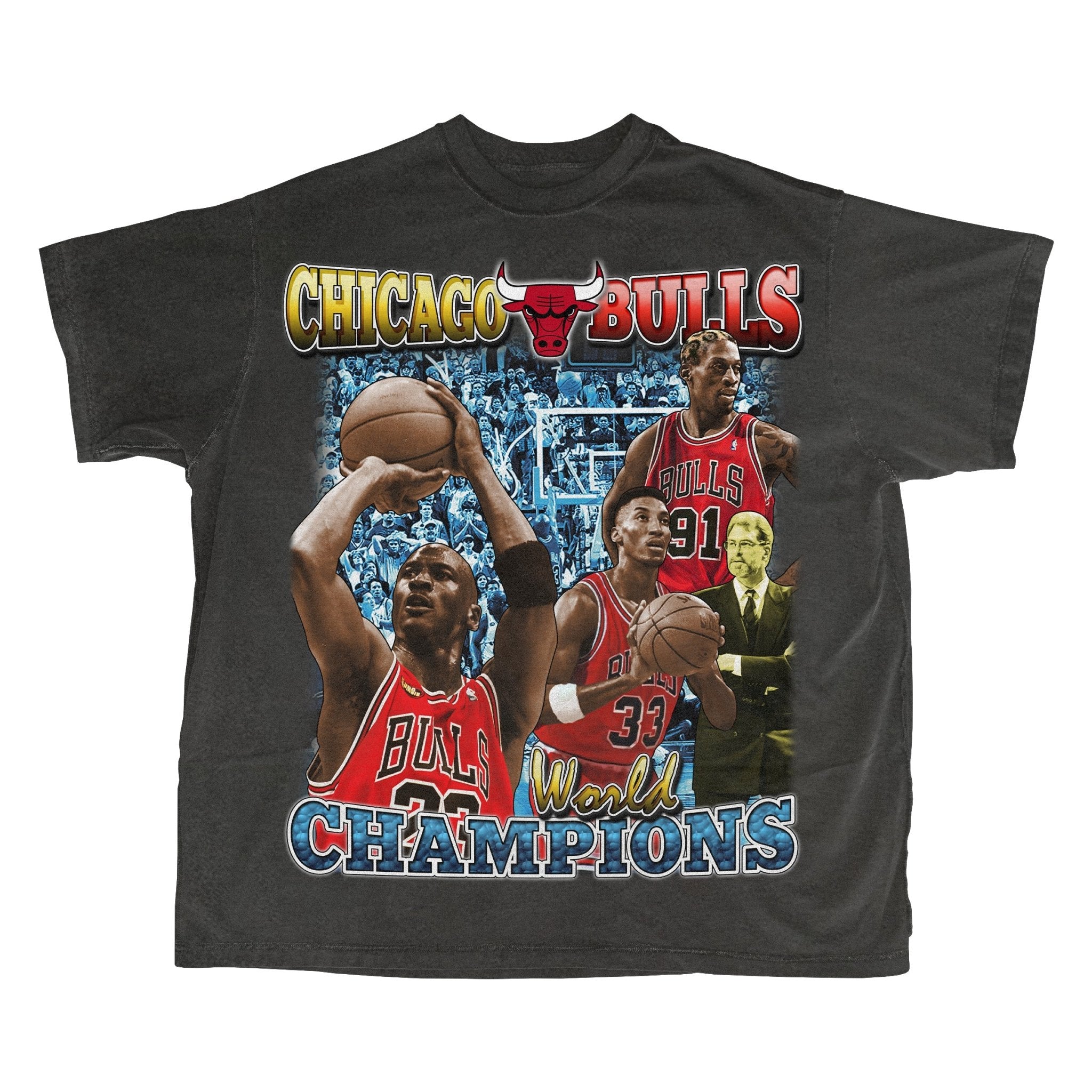 Chicago Bulls T-Shirt / Double Printed - Retro Finest Tees