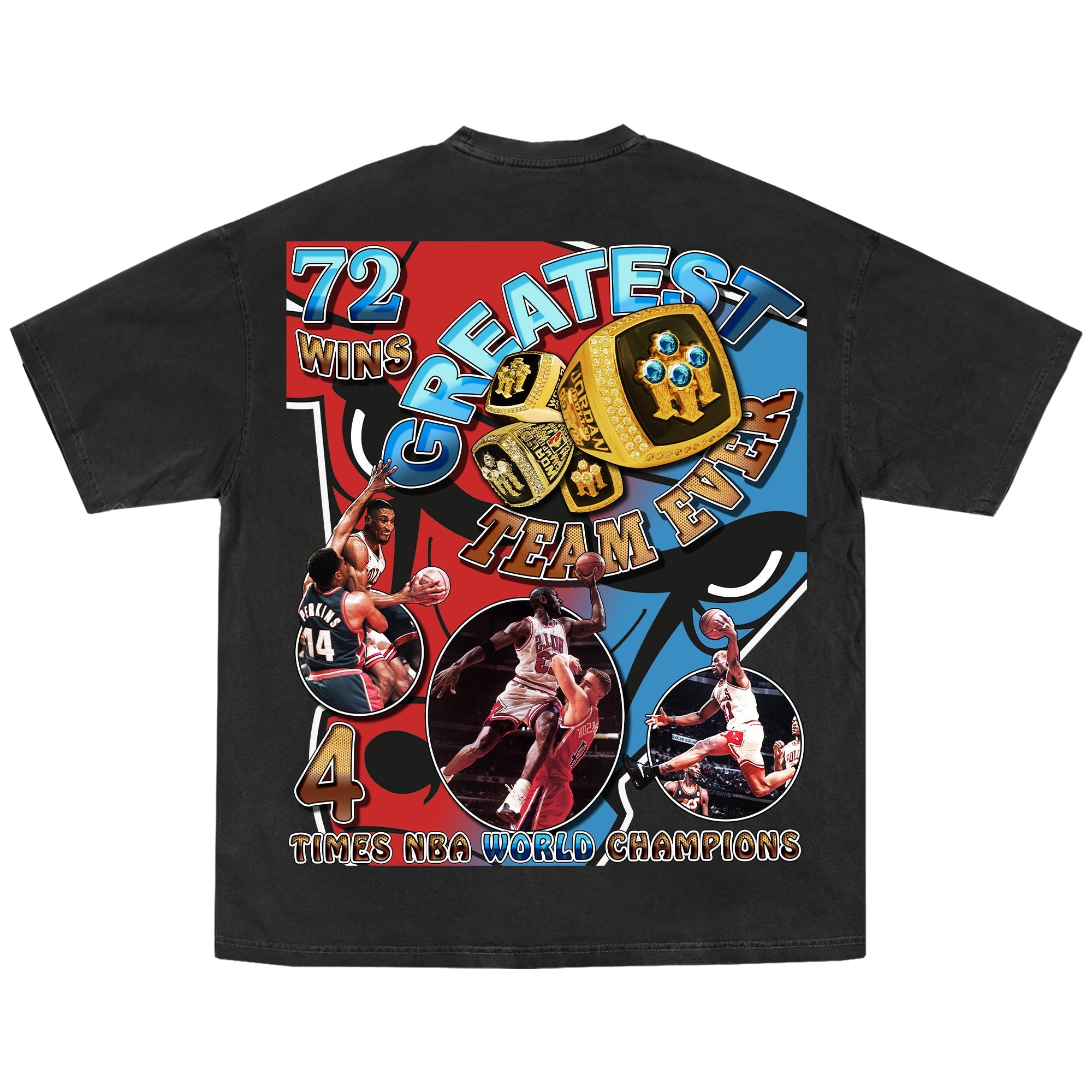 Chicago Bulls T-Shirt / Double Printed - Retro Finest Tees