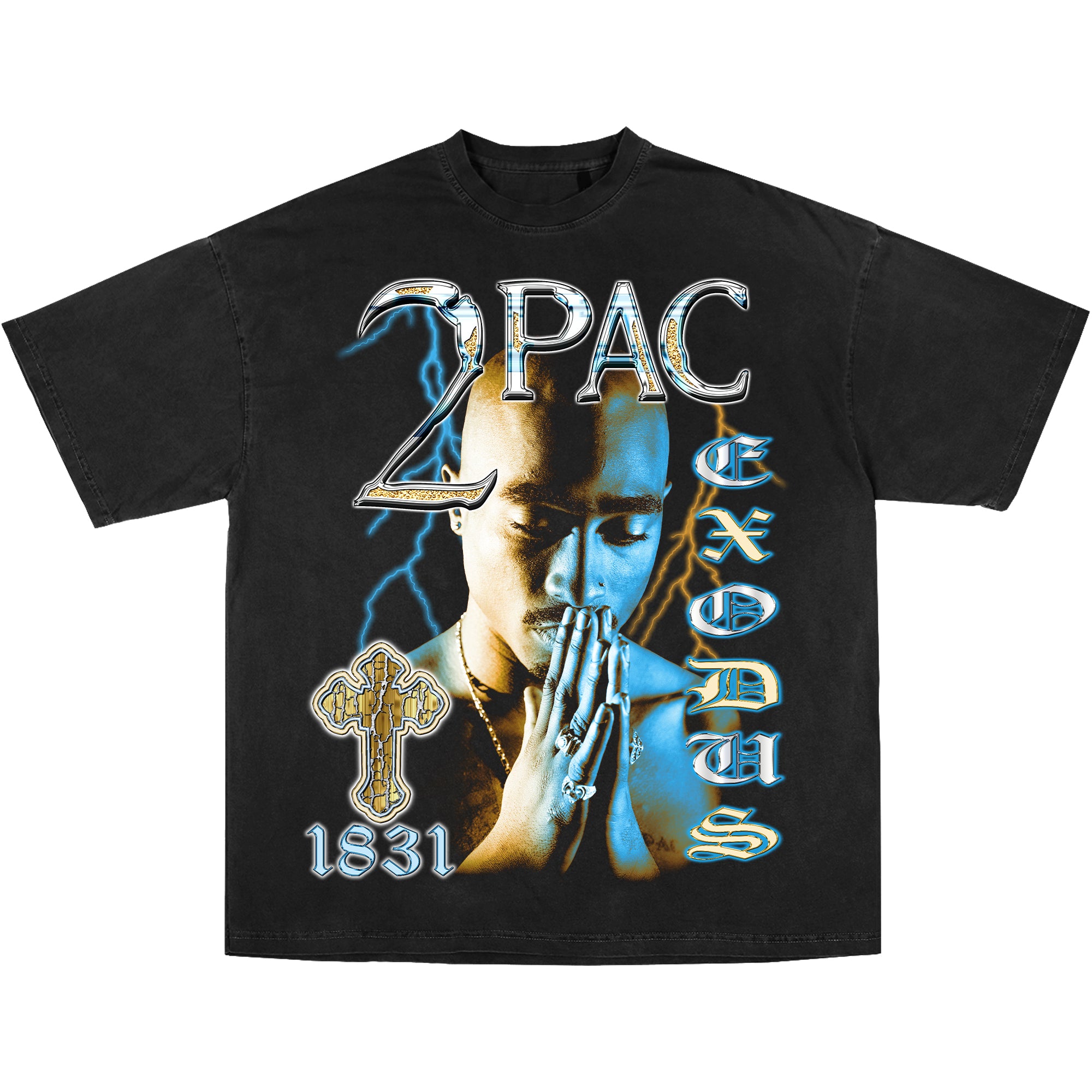 Tupac Shakur T-Shirt / Double Printed - Retro Finest Tees