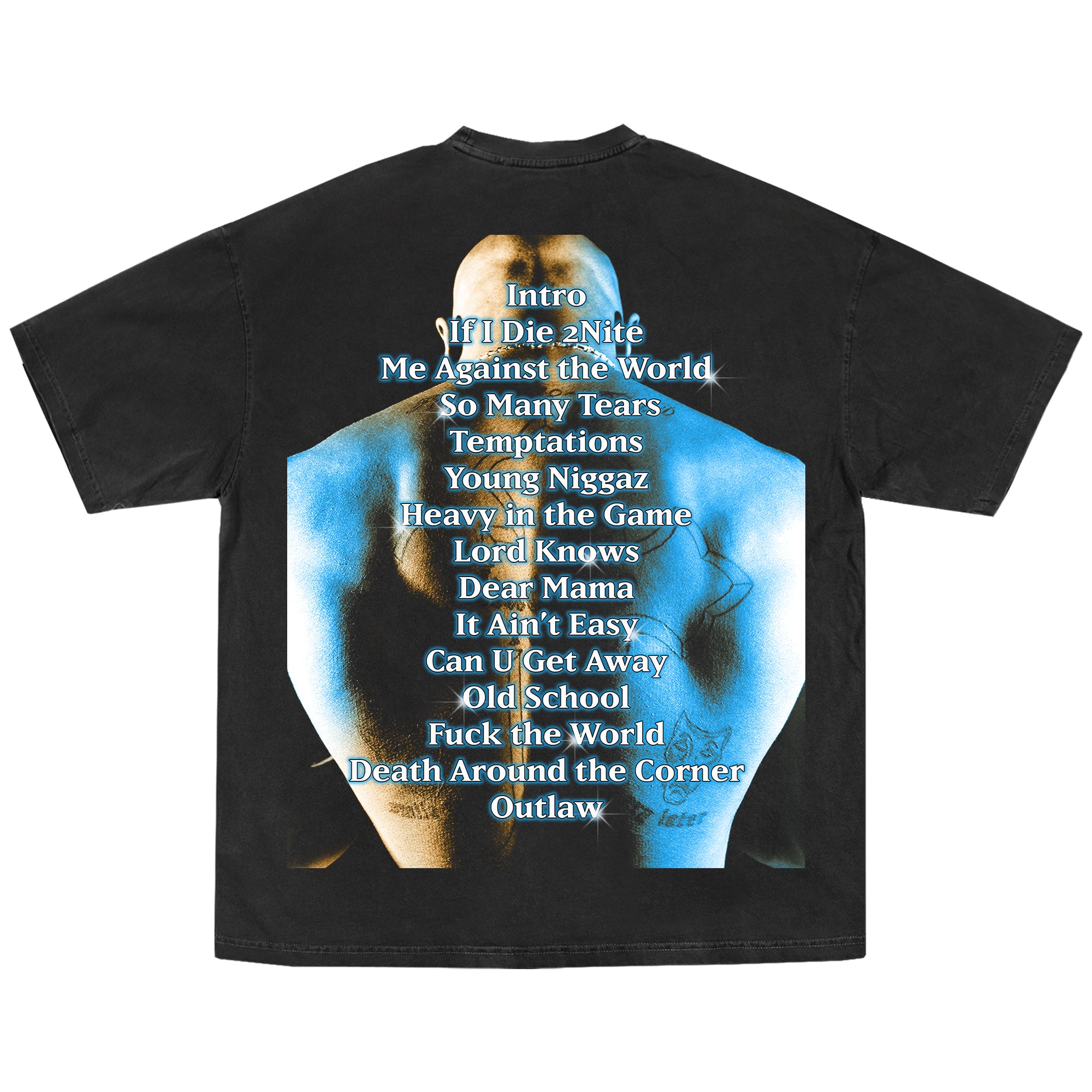 Tupac Shakur T-Shirt / Double Printed - Retro Finest Tees