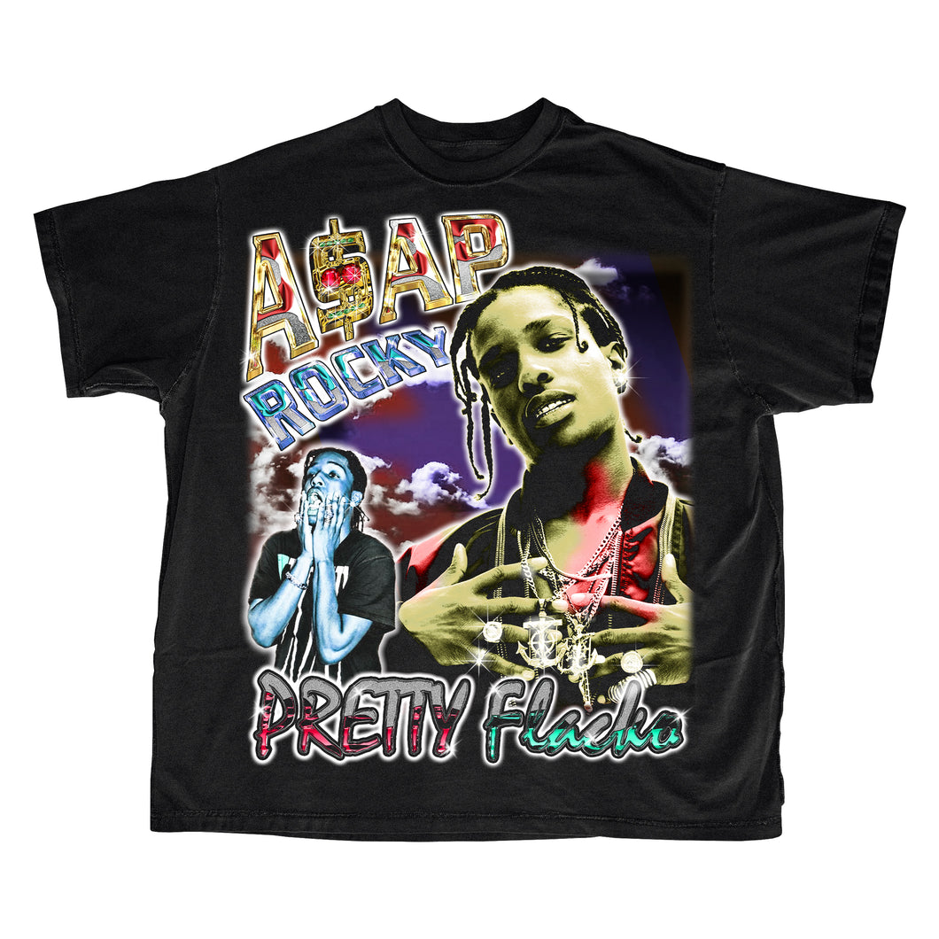 Asap Rocky T-Shirt / Double Printed - Retro Finest Tees
